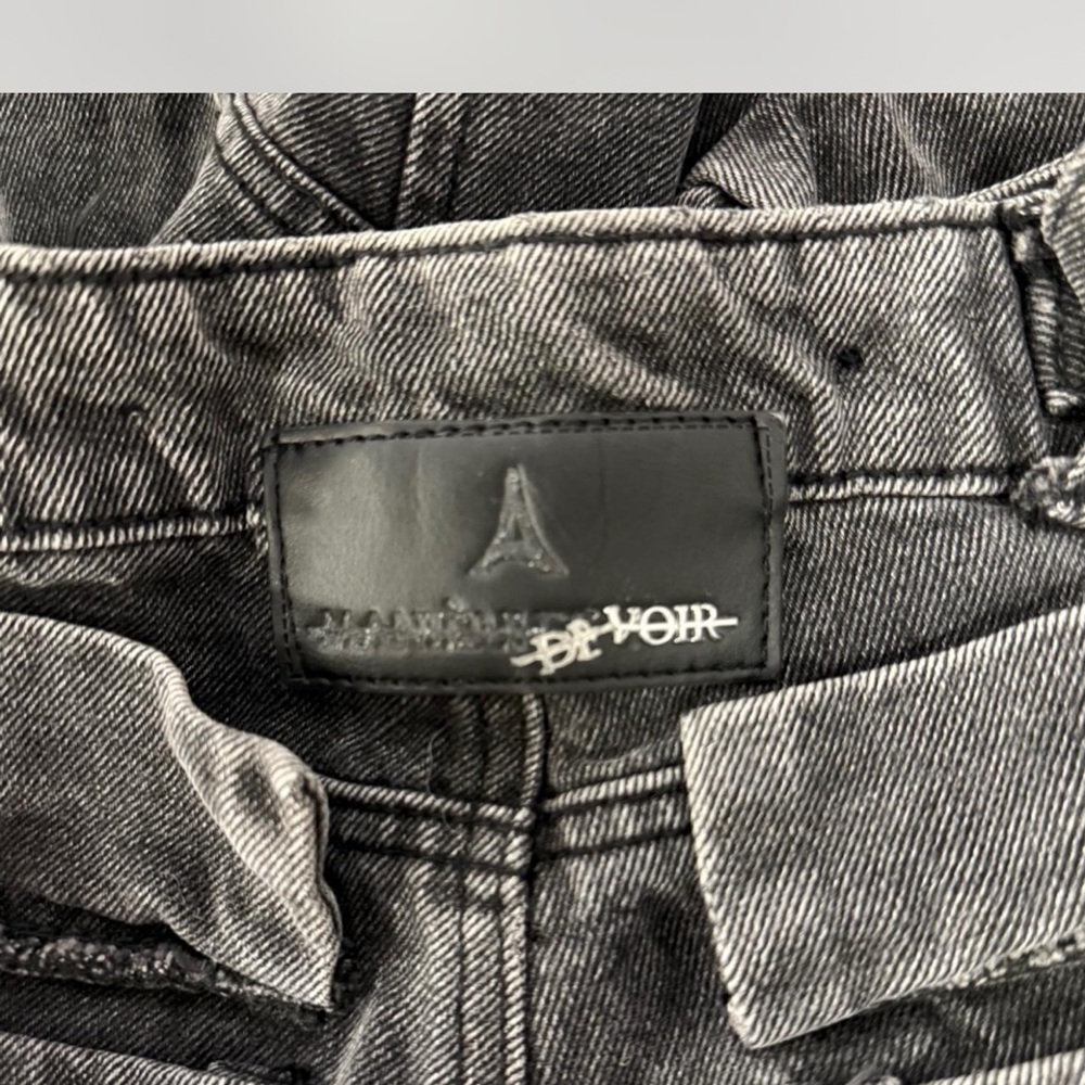 Maniere De Voir Gray Washed Cargo Pants - Picture 5 of 5